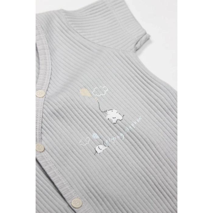 Eğitici Çocuk Bistyle Flying Elephant 2li Yarım Kol Badi 17117 Ekru Gri