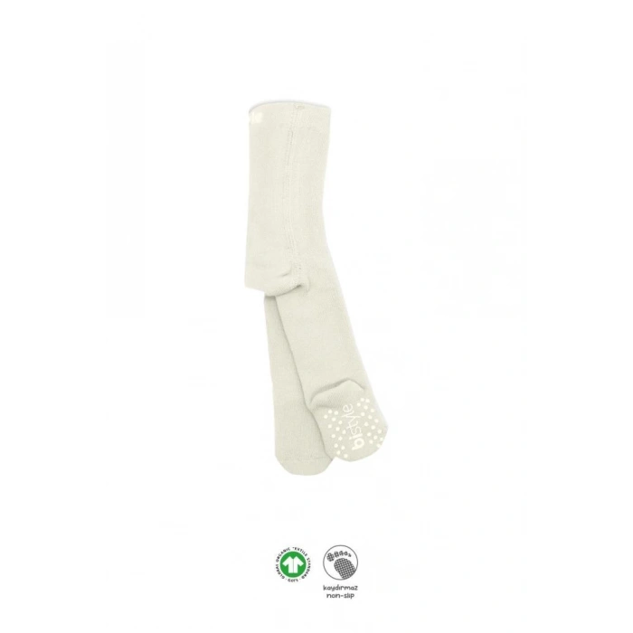 Eğitici Oyuncak Bistyle Kaymaz Basic Külotlu Çorap 50501 Ekru