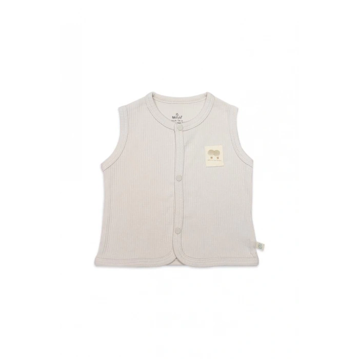 Eğitici Çocuk Bistyle Modal Flying Balloons Bebek Yelek BS18110 Bej