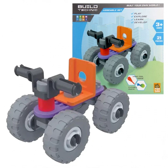 Çocuk Build Technic Yap Boz Araçlar 4100101-2