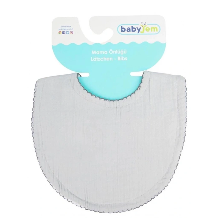 Çocuk Bürümcük Müslin Önlük 811 Gri