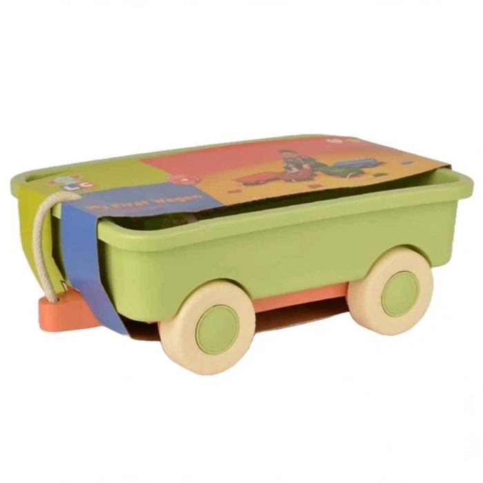 Çocuk Çek Çek İlk Vagonum Araba Yeşil