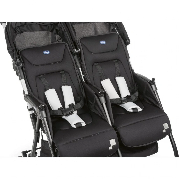Çocuk Chicco Ohlala Twin İkiz Bebek Arabası Black Nigth