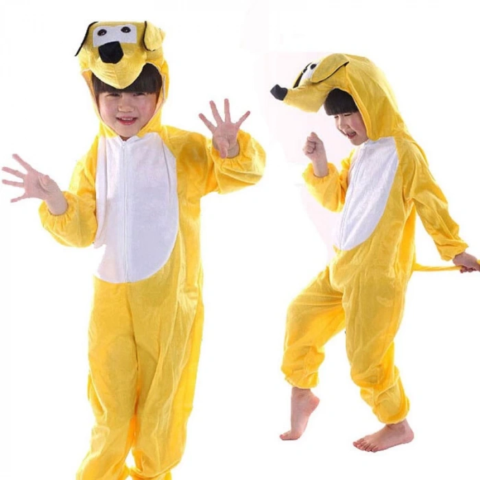 Çocuk Çocuk Köpek Kostümü 2-3 Yaş 80 cm