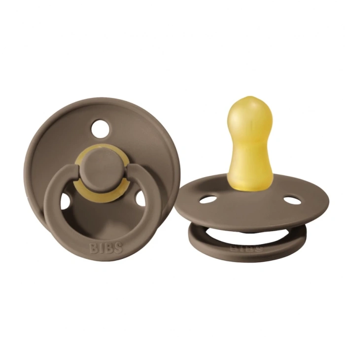 Kauçuk Emzik 0-6 Ay Dark Oak Bebek Gelişimi İçin Doğal ve Konforlu Emzik