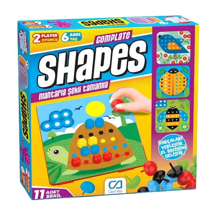 Eğitici Oyuncak Complate Shapes Kutu Oyunu