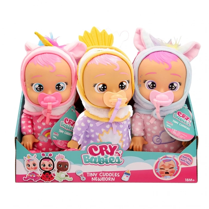 Cry Babies Ağlayan Yumuş Newborn Çocuklar İçin Duygusal Gelişim Destekli Bebek Seti