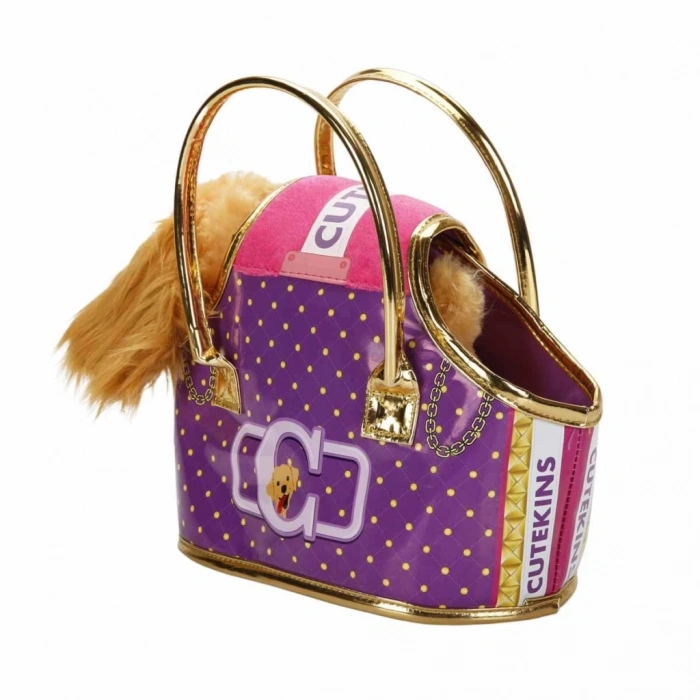 Çocuk Cutekins Taşıma Çantalı Peluş Köpek