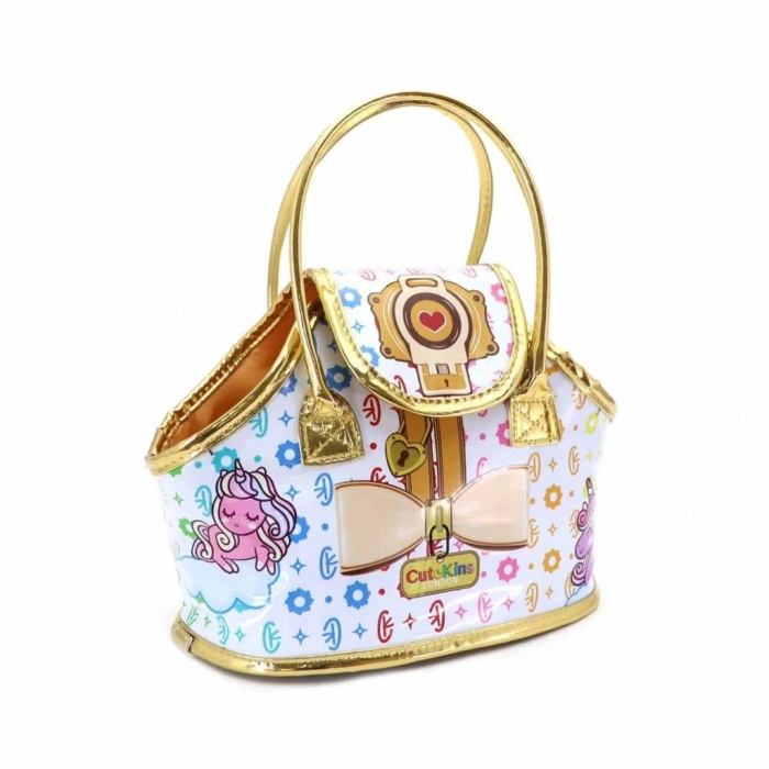 Çocuk Cutekins Taşıma Çantalı Peluş Unicorn Lou Lou