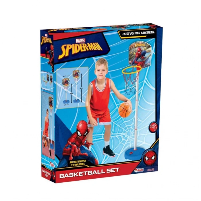 Çocuk Dede Spiderman Küçük Ayaklı Basketbol Potası
