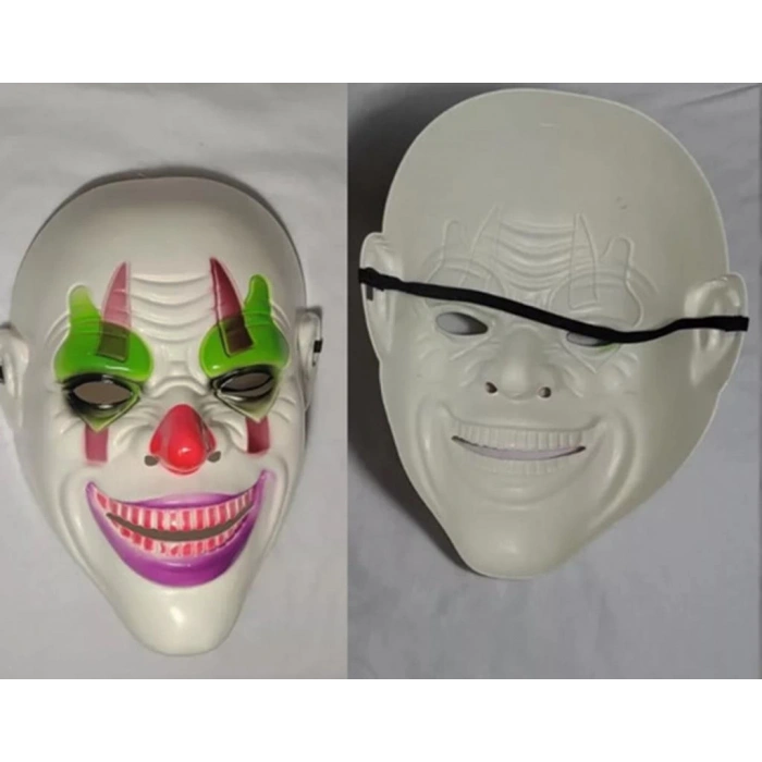 Delirten Gülüş Psikopat Palyaço Joker Maskesi Eğlenceli ve Korkutucu