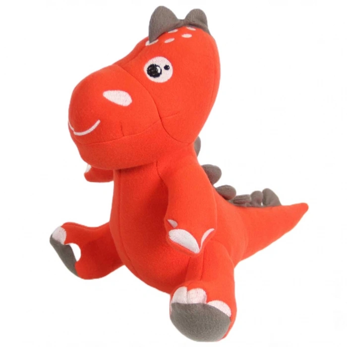 Çocuk Dino Peluş Oyuncak Turuncu 25 cm