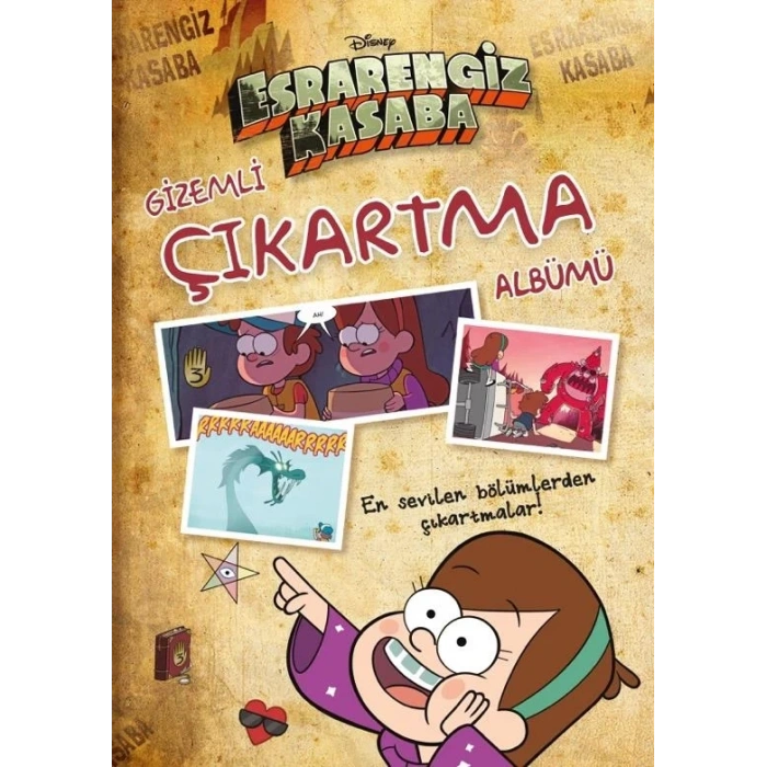 Çocuk Disney Esrarengiz Kasaba Gizemli Çıkartma Albümü