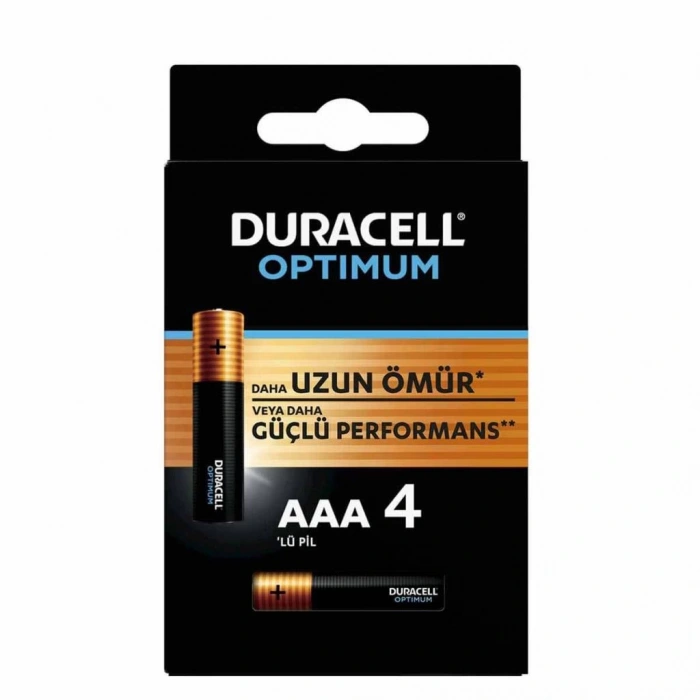Çocuk Duracell 4Lü Optimum AAA Kalem Pil