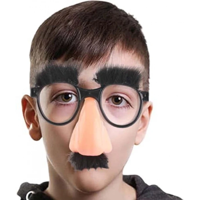 Eğlenceli Kılık Değiştirme Kaş Bıyık Mizah Gözlüğü Komik ve Eğlenceli Parti Aksesuarı