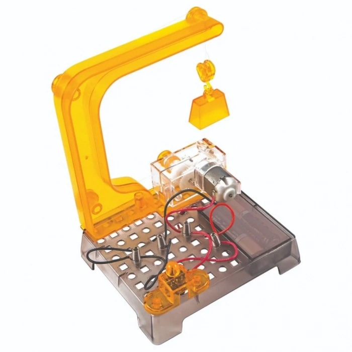 Eğitici Çocuk Elektrikli Vinç Bilim Seti