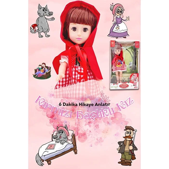 Hikaye temalı bebekle duygusal gelişimi destekleyen eğitici ve yaratıcı rol oyunu