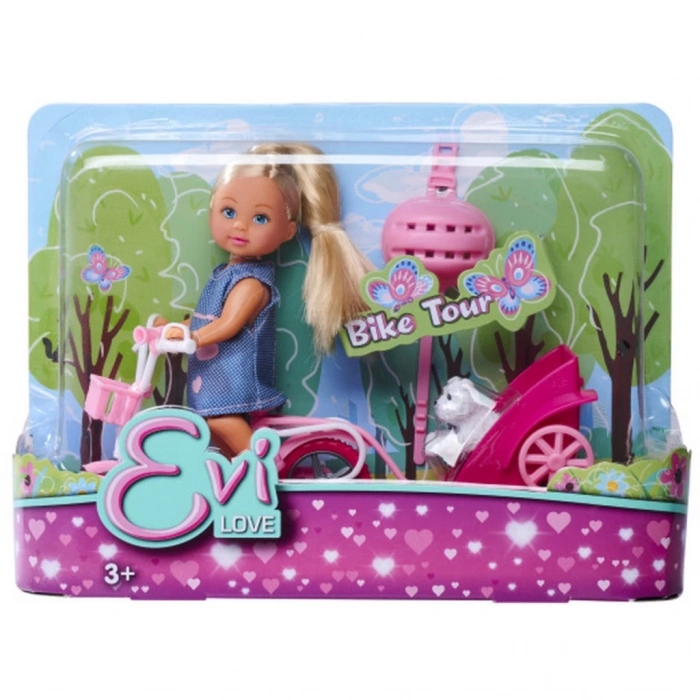 Çocuk Evi ve Römorklu Bisikleti ve Köpeği 12 cm SMB-105730783