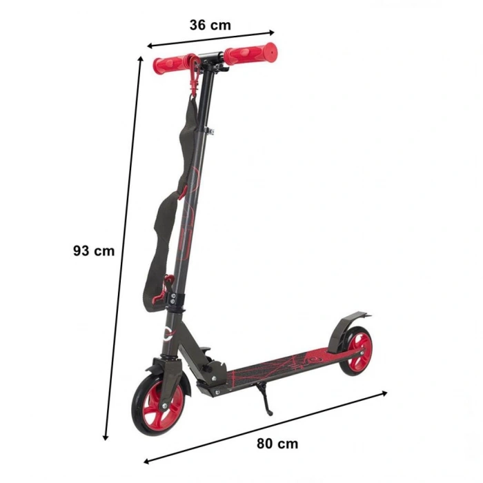 Çocuk Evo Flexi 2 Tekerlekli Scooter Kırmızı