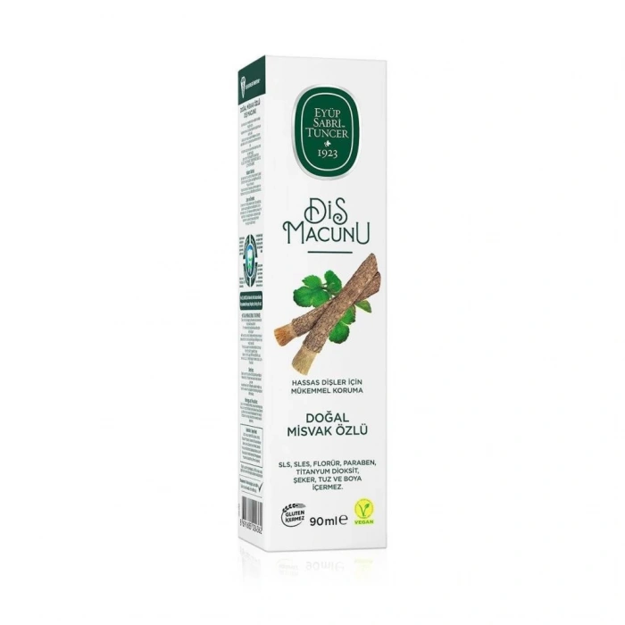 Çocuk Eyüp Sabri Tuncer Doğal Diş Macunu 90 Gr Misvak Özlü