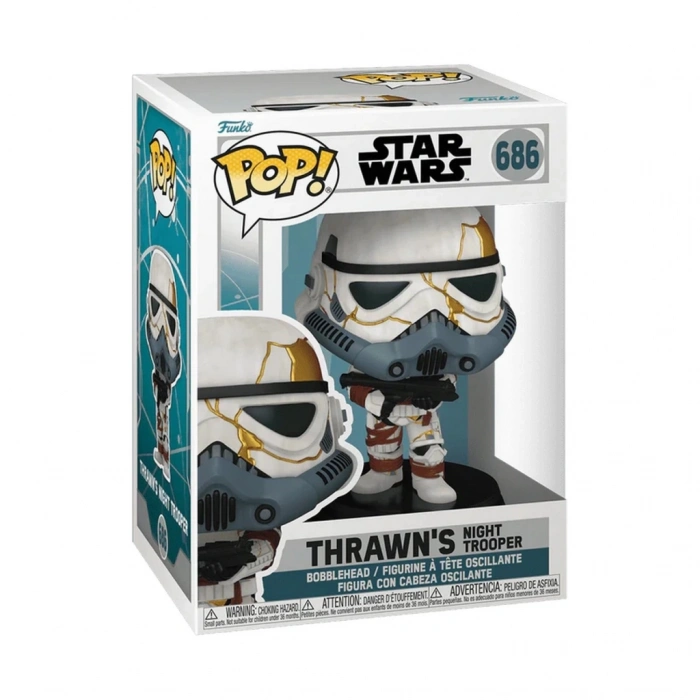 Çocuk Funko POP Oyuncak Ahsoka Thrawns Night Trooper with Blue Mouthpiece
