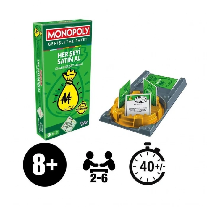 Monopoly Her Şeyi Al Genişletme Paketi ile Taktik ve Eğlenceyi Birleştirin