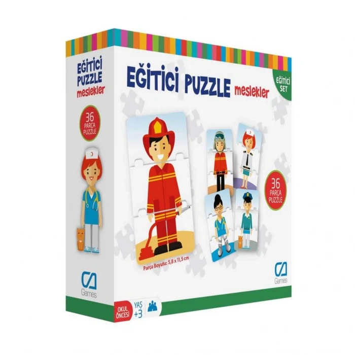  Games Eğitici Puzzle Meslekler 36 Parça 5030