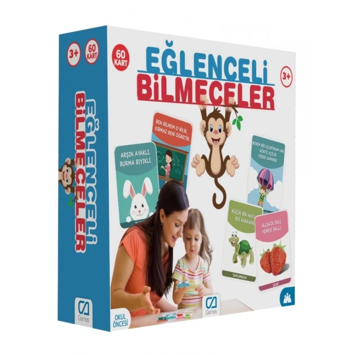 Eğitici Oyuncak Games Eğlenceli Bilmeceler 60 Kart 5103