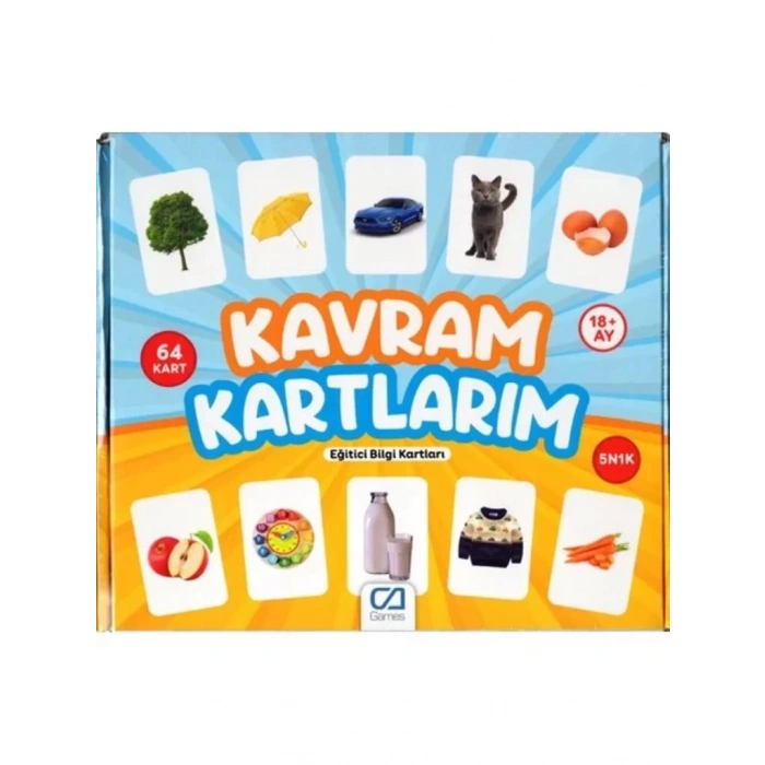 Eğitici Oyuncak Games Kavram Kartlarım 64 Kart 5175
