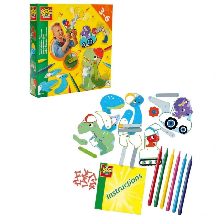 Eğitici Çocuk Genç Mühendisler Dinazor Yapımı