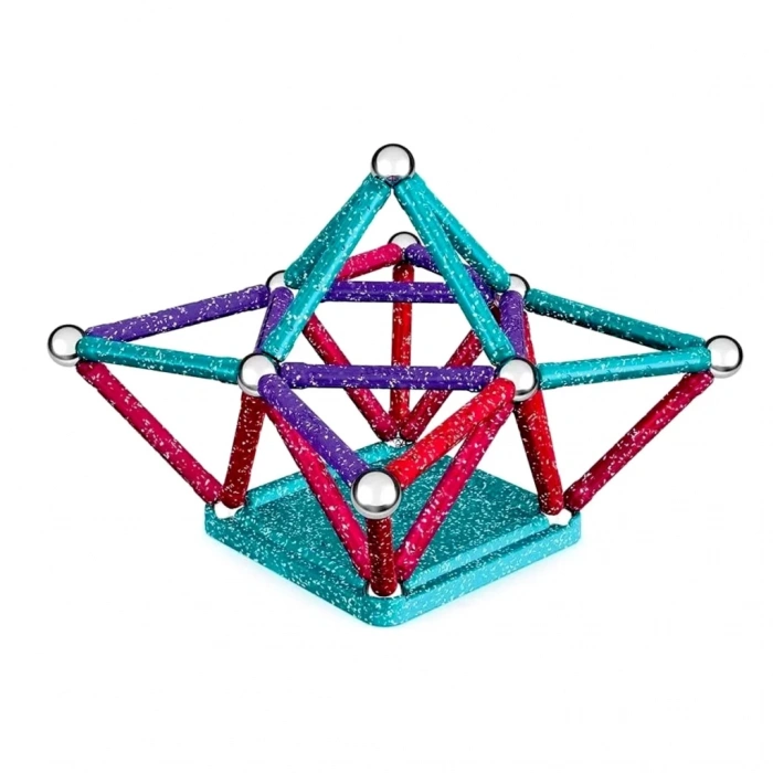 Çocuk Geomag Glitter Manyetik Zeka Oyunu 60 Parça