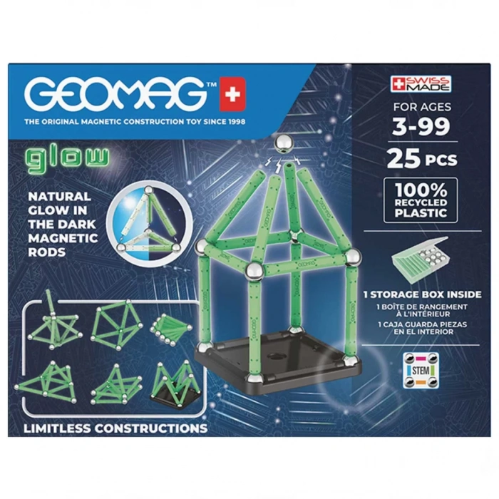 Çocuk Geomag Glow Manyetik Zeka Oyunu 25 Parça