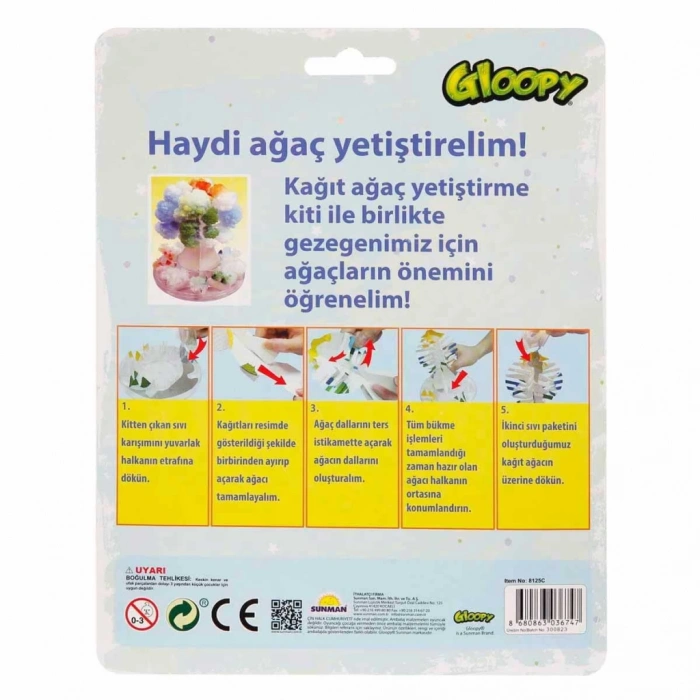 Çocuk Gloopy Sihirli Kar Ağacı Yapım Seti