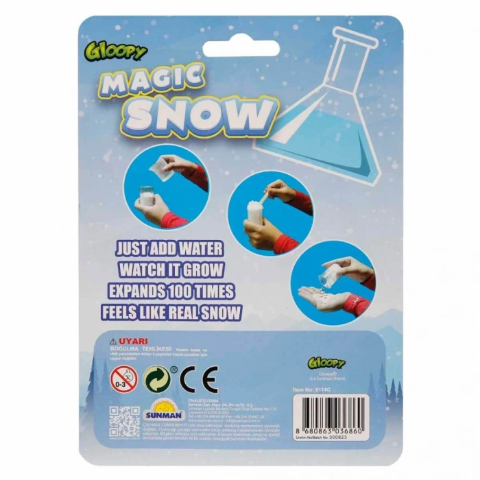  Gloppy Sihirli Kar Yapım Tüpü