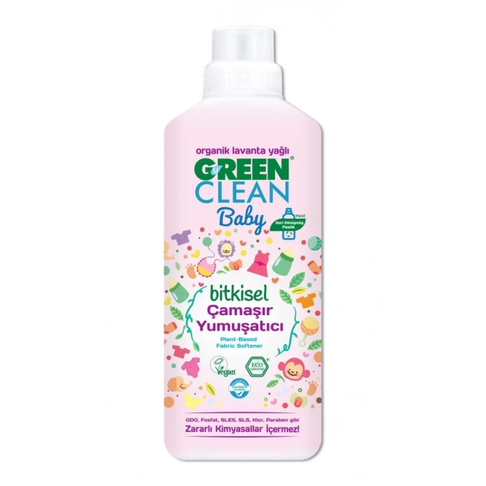 Çocuk Green Clean Baby Bitkisel Çamaşır Yumuşatıcı 1000 ml