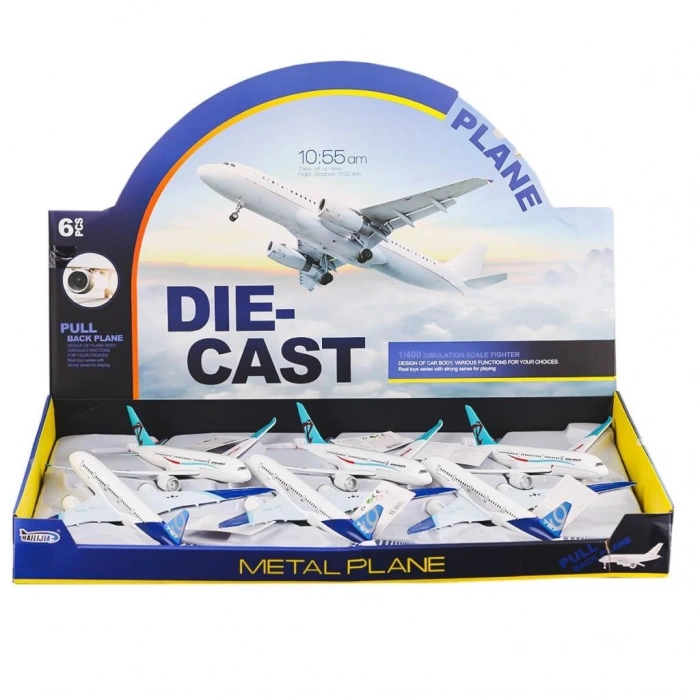 Çocuk HL109-6 Çek Bırak Uçaklar -Karsan Oyuncak