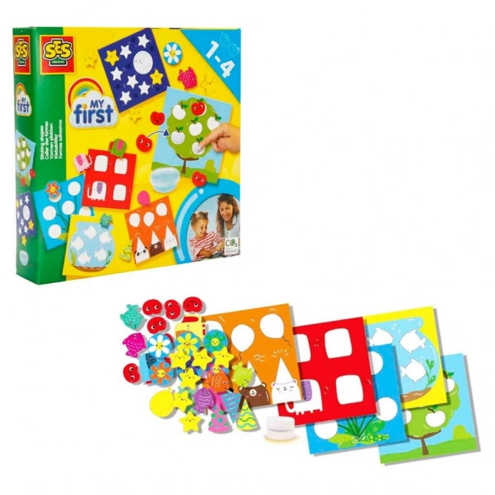 Eğitici Çocuk İlk Şekil Yapıştırmam