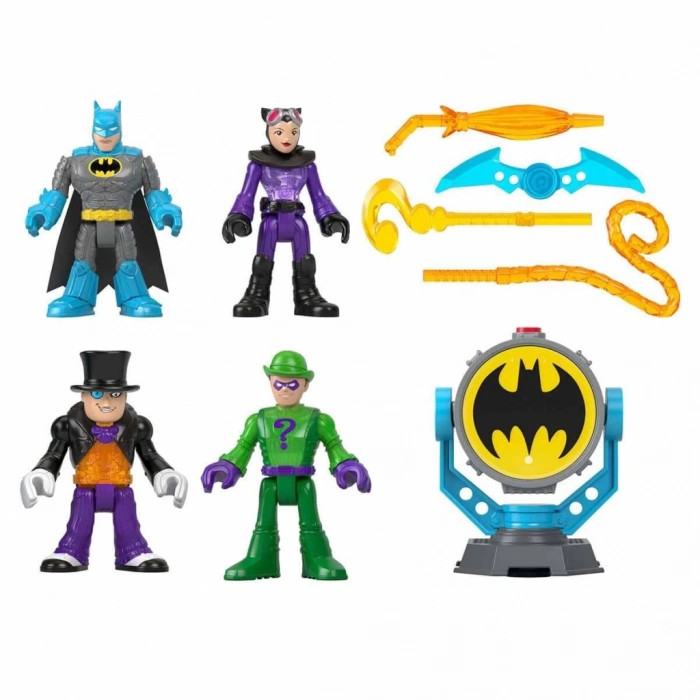 Çocuk Imaginext DC Super Friends Bat-Tech Bat-Signal Figür Seti