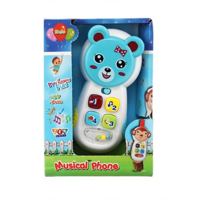 Çocuk Işıklı Müzikli Aktivite Telefonu