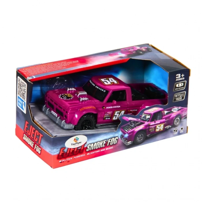 Eğitici Çocuk Işıklı Sesli Duman Çıkaran Sürtmeli Pick Up FTP-1A