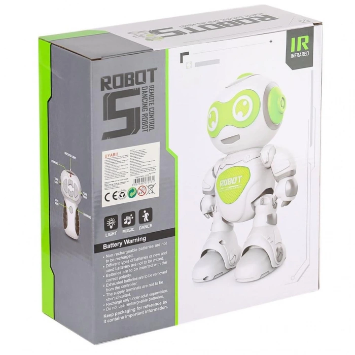 Çocuk J608-1  Kumandalı Dans Eden Robot -Toysan Oyuncak