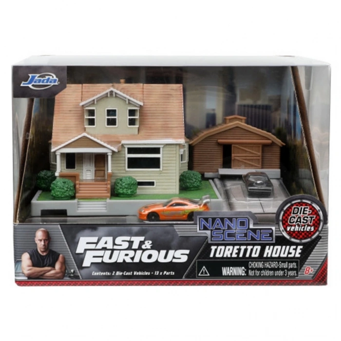 Fast & Furious Doms House Diorama Koleksiyonluk Model