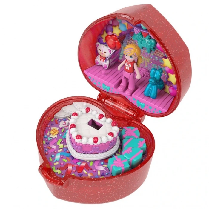 Eğitici Oyuncak JGK21 Polly Pocket Mattel 80. Yıl Yüzük Kutusu