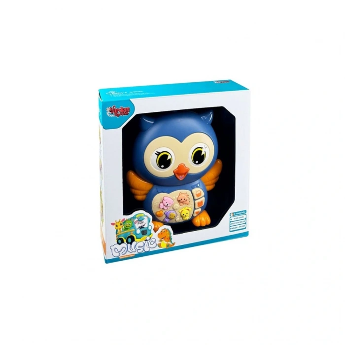 Eğitici Oyuncak JLG-855-101A KUT IŞIKLI VE MÜZİKLİ BAYKUŞ BEBEK