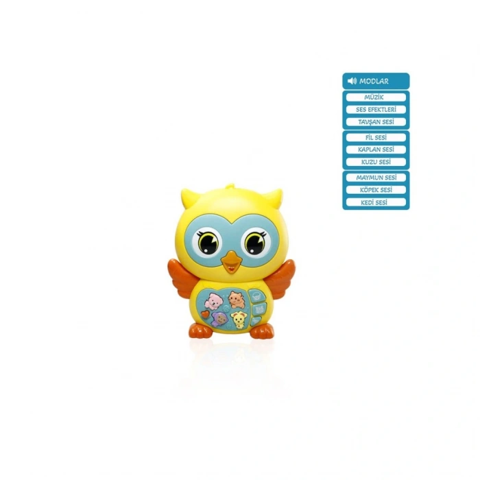 Eğitici Oyuncak JLG-855-102A IŞIKLI VE MÜZİKLİ BAYKUŞ BEBEK