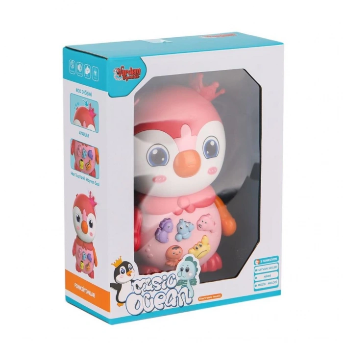 Eğitici Işıklı ve Müzikli Penguen Piyano Çocuklar İçin Eğlenceli Oyun ve Müzik Deneyimi