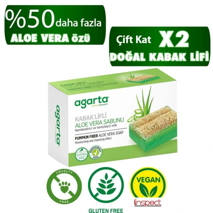 Çocuk Kabak Lifli Aloe Vera Sabunu 125 Gr