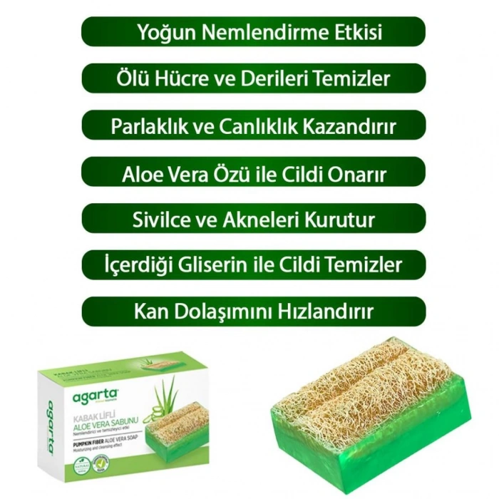 Çocuk Kabak Lifli Aloe Vera Sabunu 125 Gr