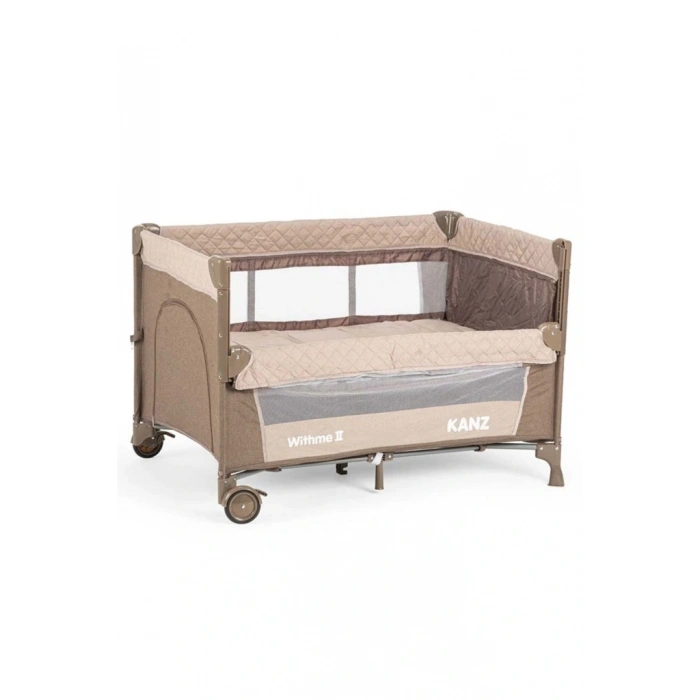 Eğitici Oyuncak Kanz Withme II Anne Yanı Oyun Parkı Kahve