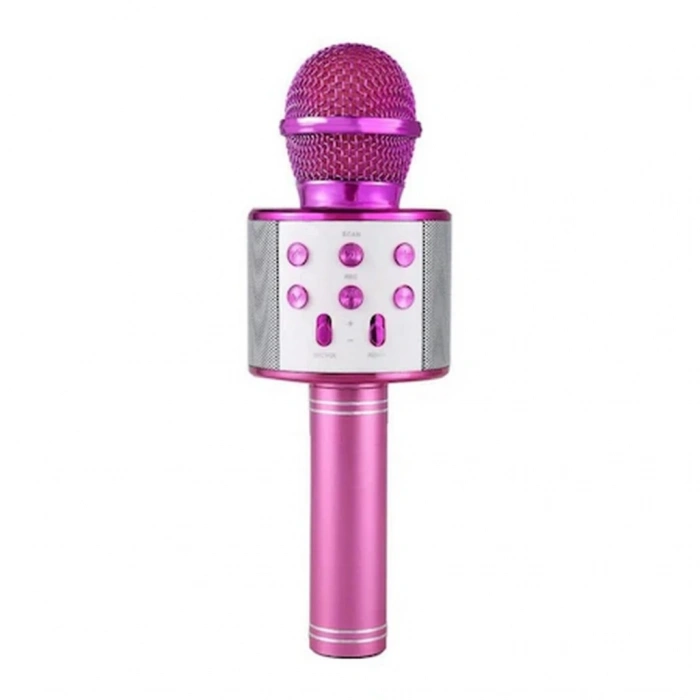 Karaoke Mikrofon Kablosuz Bluetooth Şarjlı Eğlenceli Çocuk Müzik